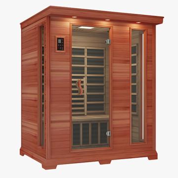 Инфракрасная сауна InfraSun Trio Essence Cedar (рис.2)